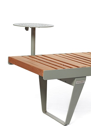 Bench «Infinity wood» (Sun louger)