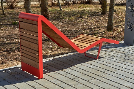 Bench «Infinity wood» (Sun lounger)
